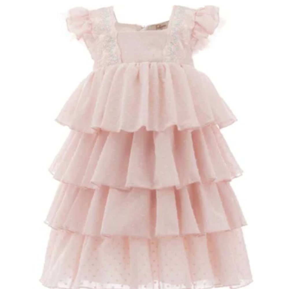 NWT TULLEEN La Posada Ruffle Dress